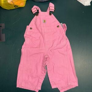 Carhartt Kids Pink Overalls